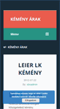Mobile Screenshot of kemenyar.hu
